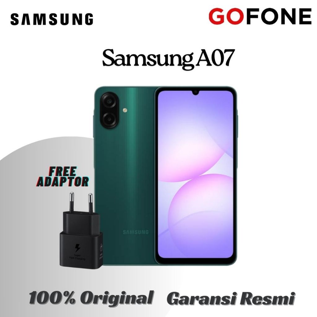 Samsung Galaxy A07 Helio G99 Baterai 5000 Mah 6/128GB| 4/128GB| 4/64GB