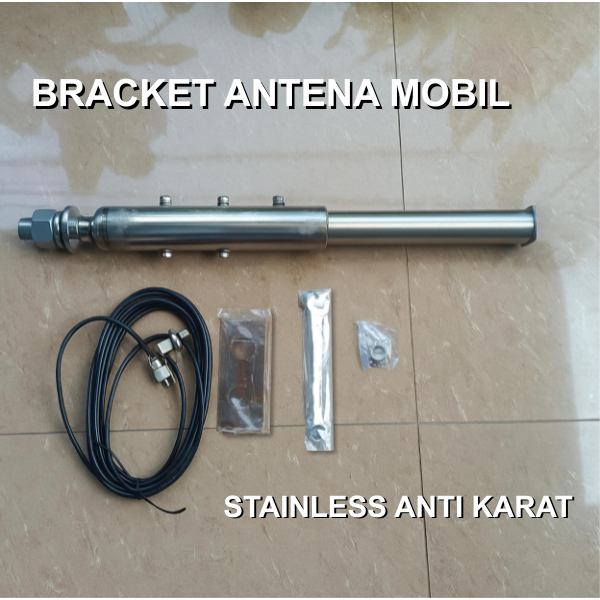 Bracket antena mobil stainless