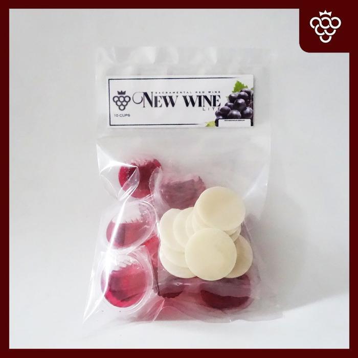 

Anggur Perjamuan Kudus Lite Cup + Hosti - Isi 10