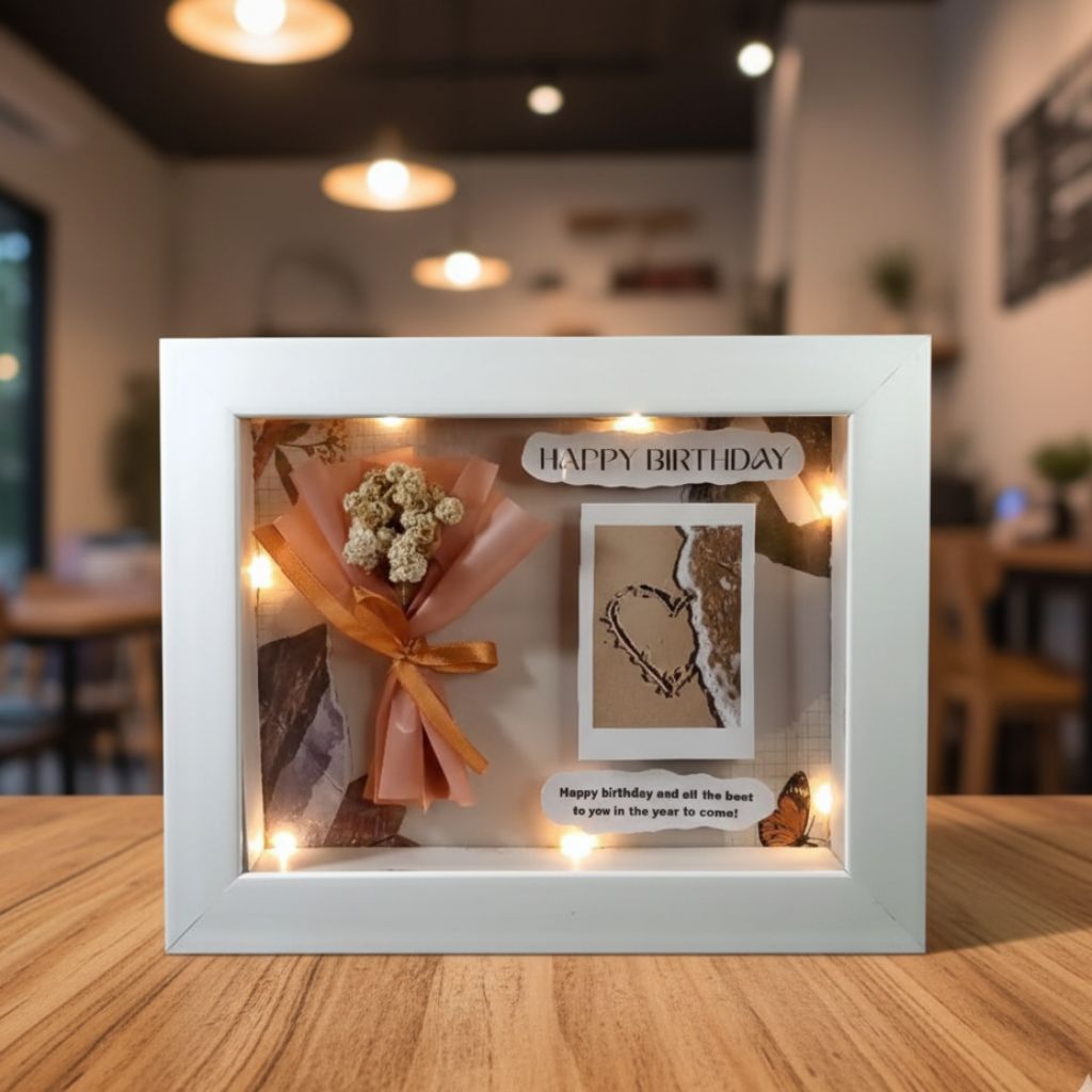 KADO BINGKAI FOTO Custum Bingkai Foto  3D LED | Gift Box  COSTUM  Bingkai Foto | COSTUM FOTO SENDRI 