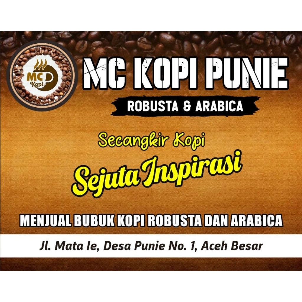 MC KOPI - Kopi Bubuk Robusta Gayo Asli Aceh | Bubuk Kasar & Bubuk Halus