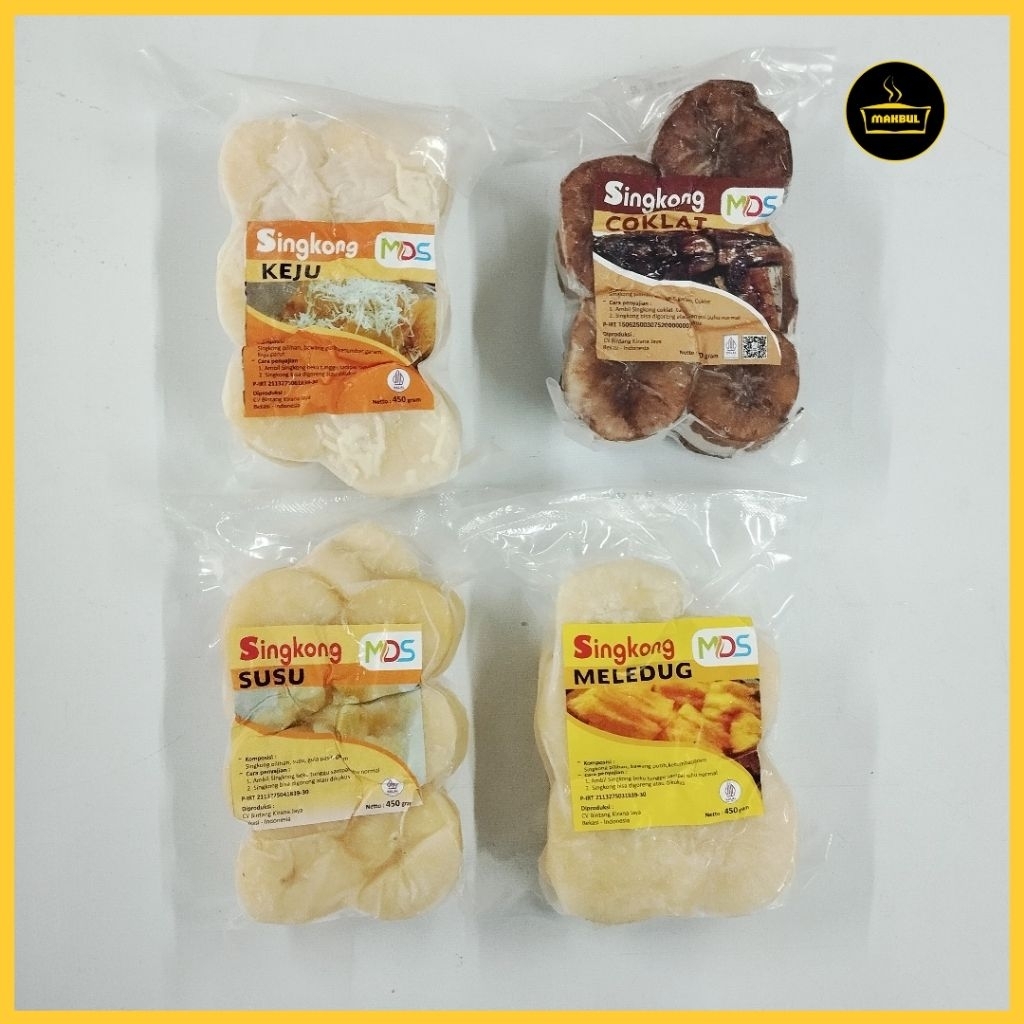 

MDS Singkong Frozen Berbagai Rasa 450gr