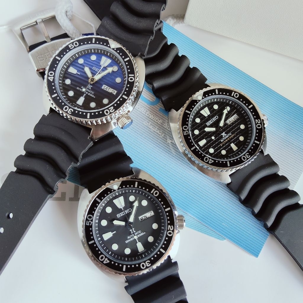 Seiko Prospex Strap Rubber, Jam Tangan Pria Automatic Original