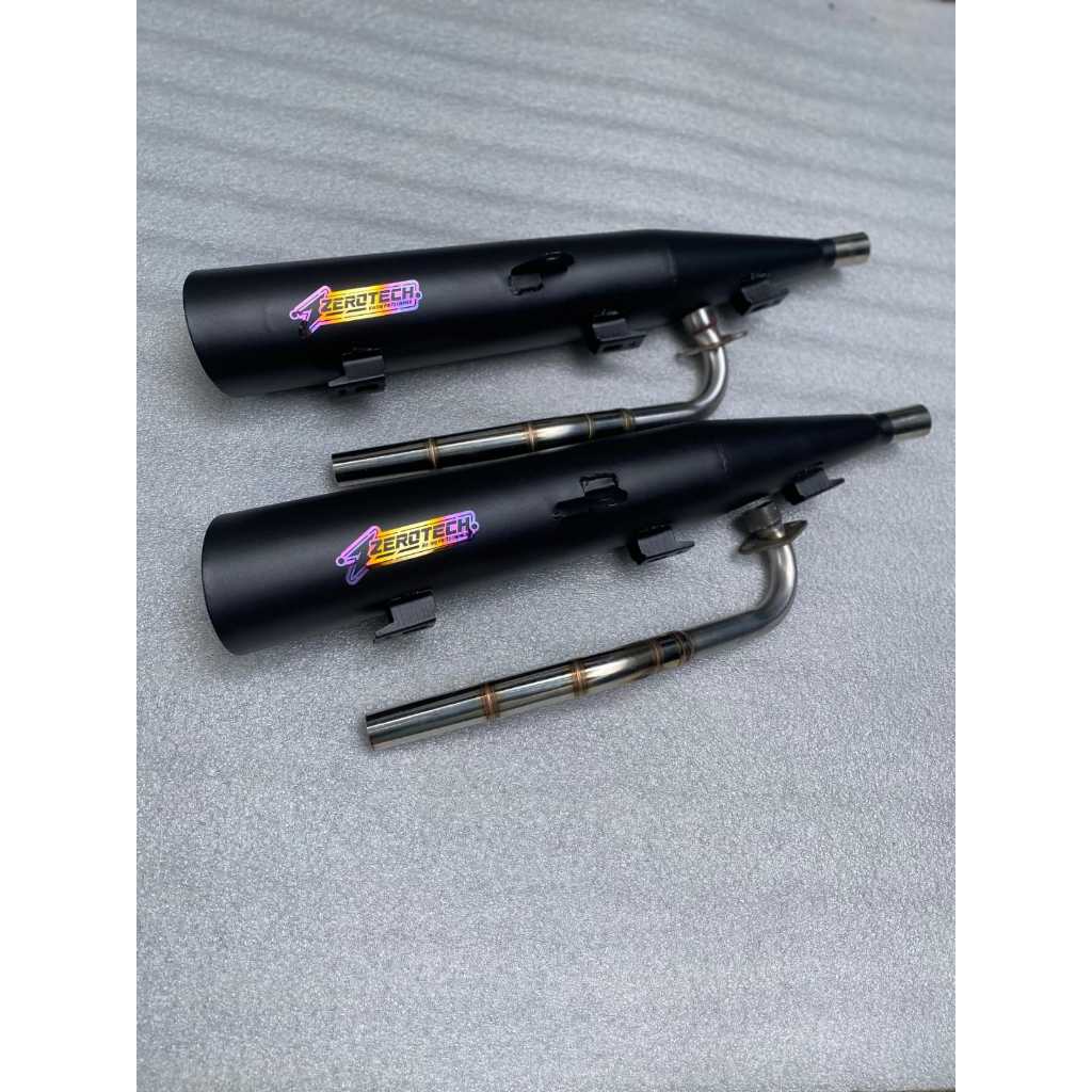 Knalpot Standar Racing Original "ZEROTECH" Supra 125 Kharisma Supra Lama Supra Fit New