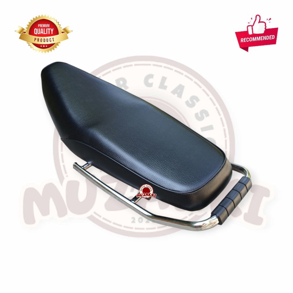 Jok Motor Supra X Supra Lama + Begel Belakang Krom Tebal