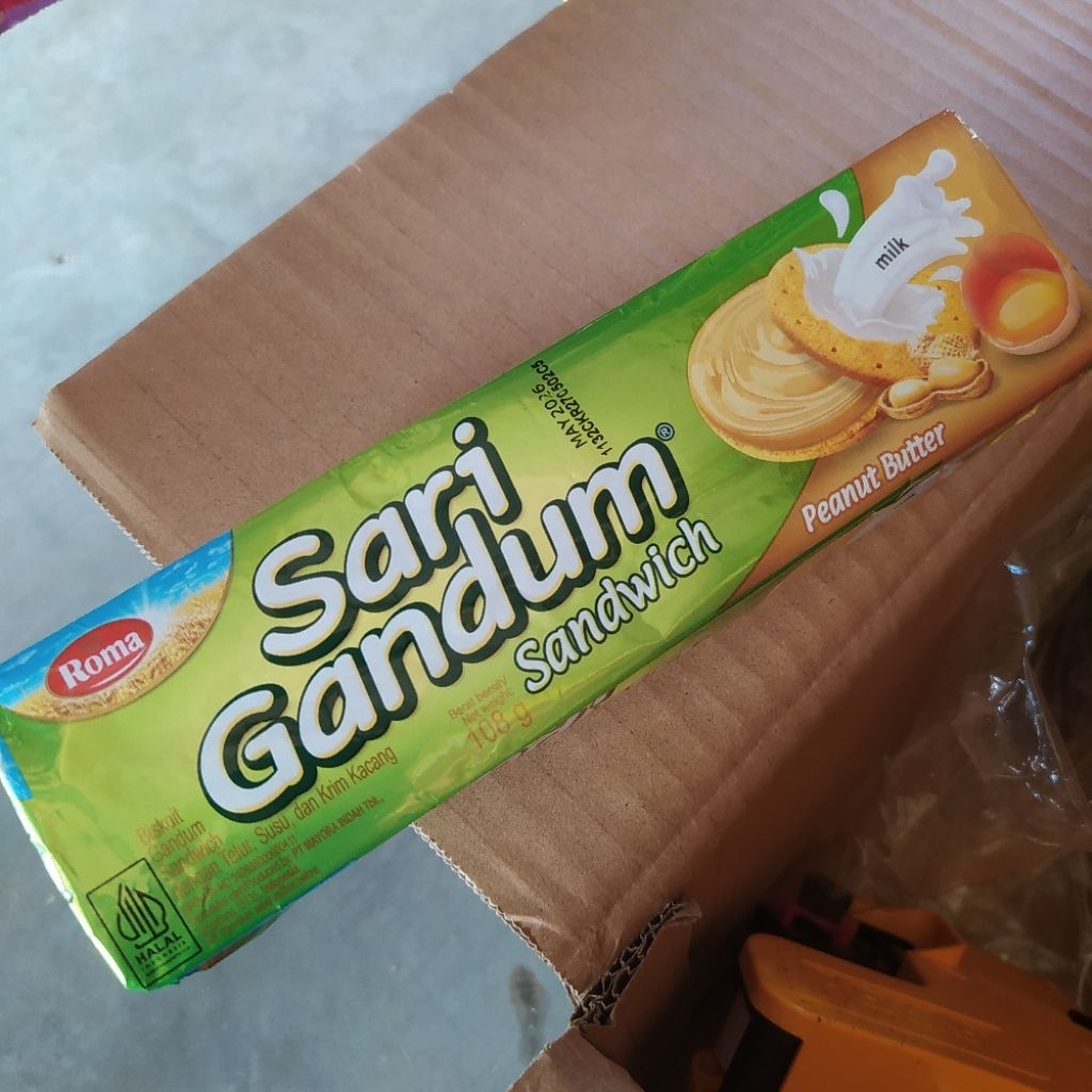 

Roma Sari Gandum Sandwich 108gr