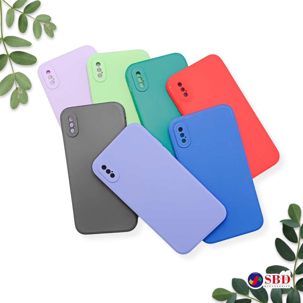 Softcase Vogue Untuk Iphone X/Xs Silicon Case Warna Casing Bahan Lembut dalam Bludru Soft Case Anti 