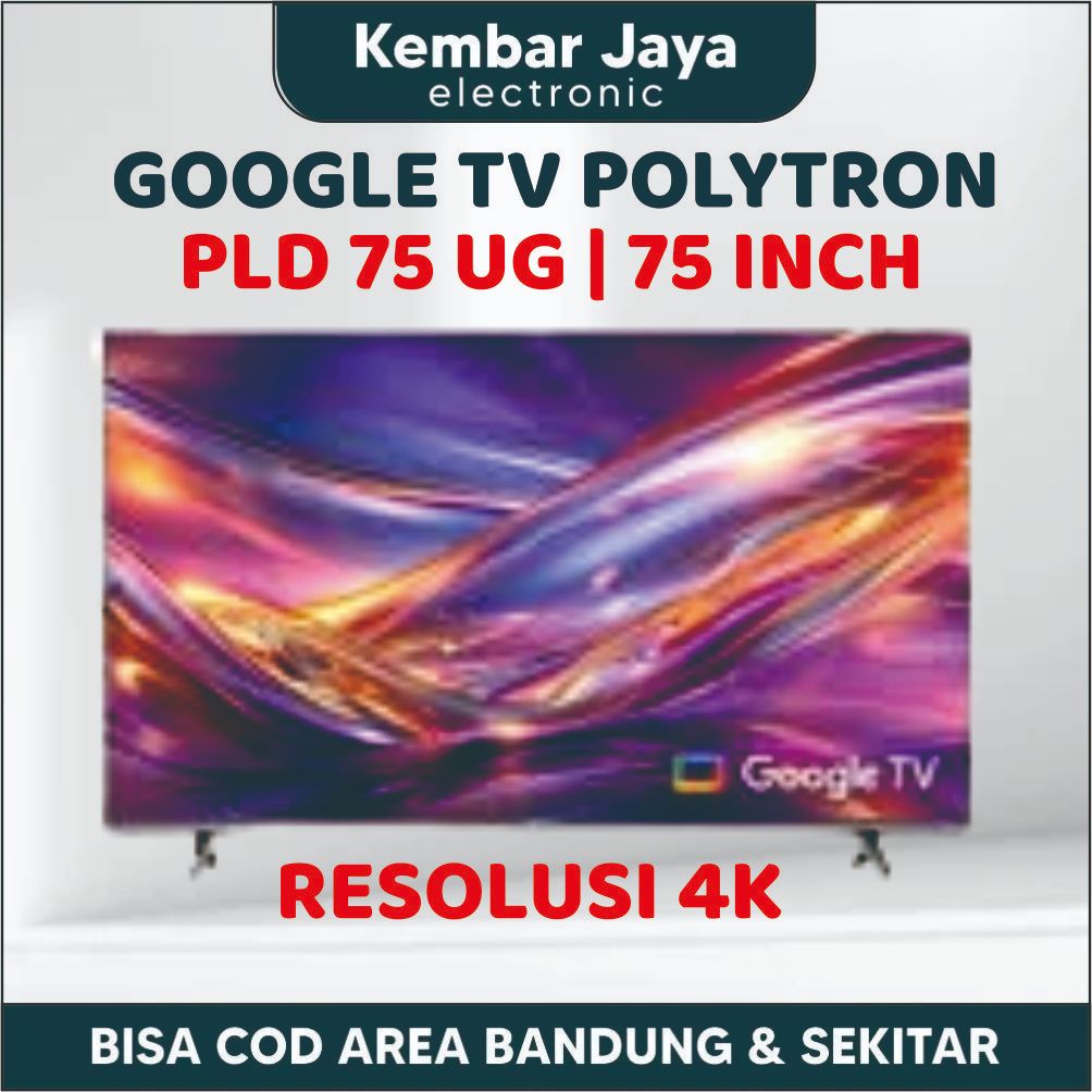TV POLYTRON 75UG5959 75'INCH UHD 4K SMART GOOGLE TV 75UG UG5959