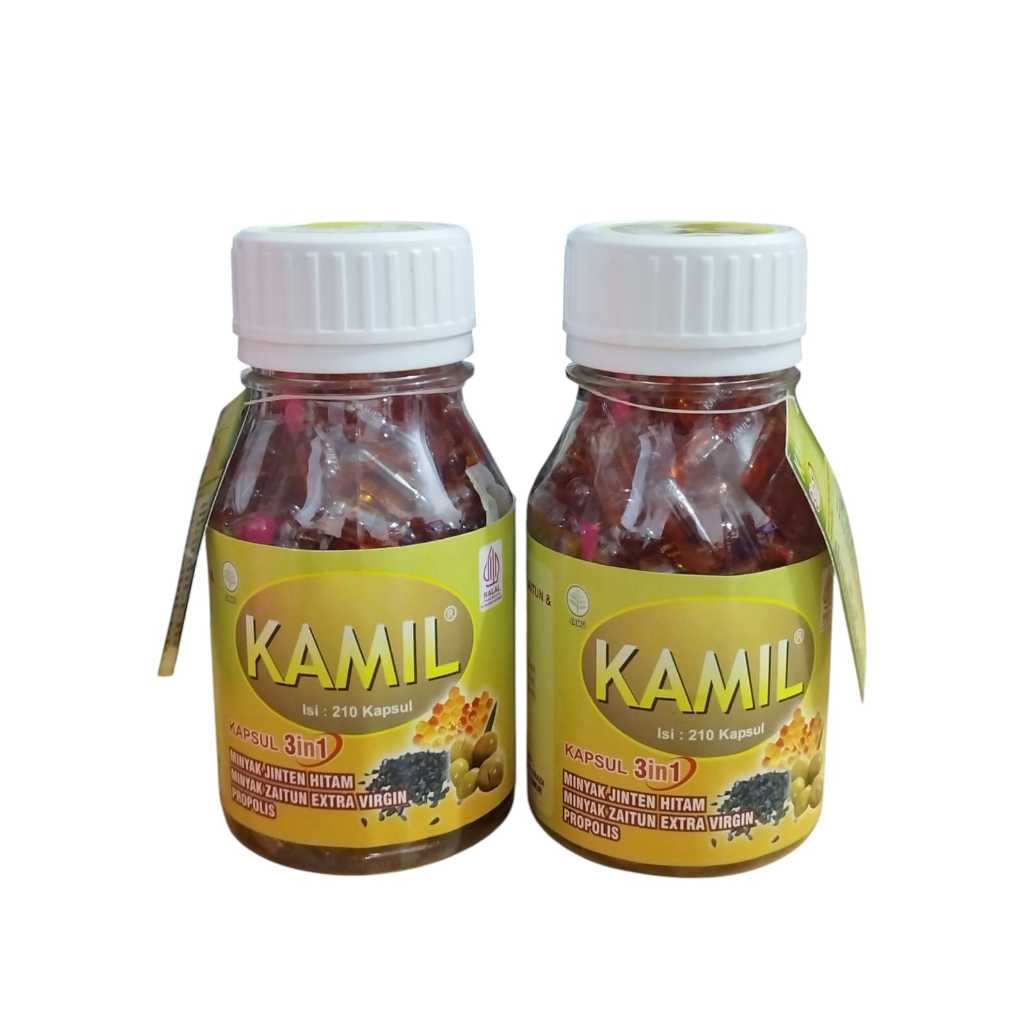 KAMIL 3IN1 210 KAPSUL OBAT HERBAL HABBATUSSAUDA ASLI