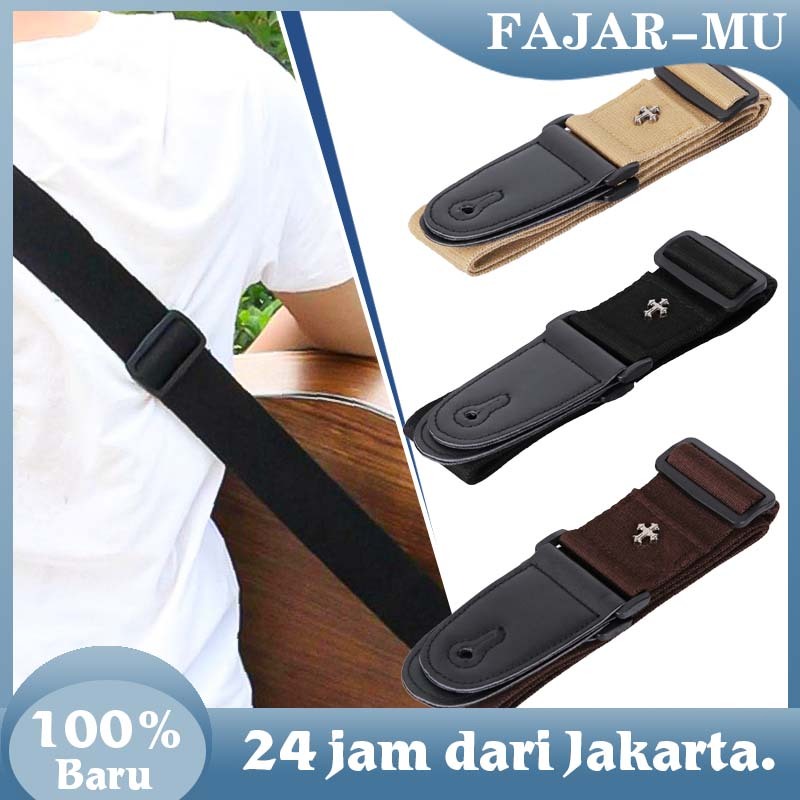 Strap Gitar Akustik Klasik Elektrik / Strap Gitar Elektrik Adjustable / Strap Gitar Elektrik Bahan P