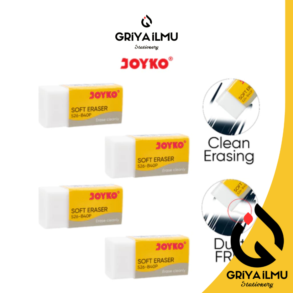 

Penghapus/Eraser JOYKO 526-B40P Kecil (0130679)