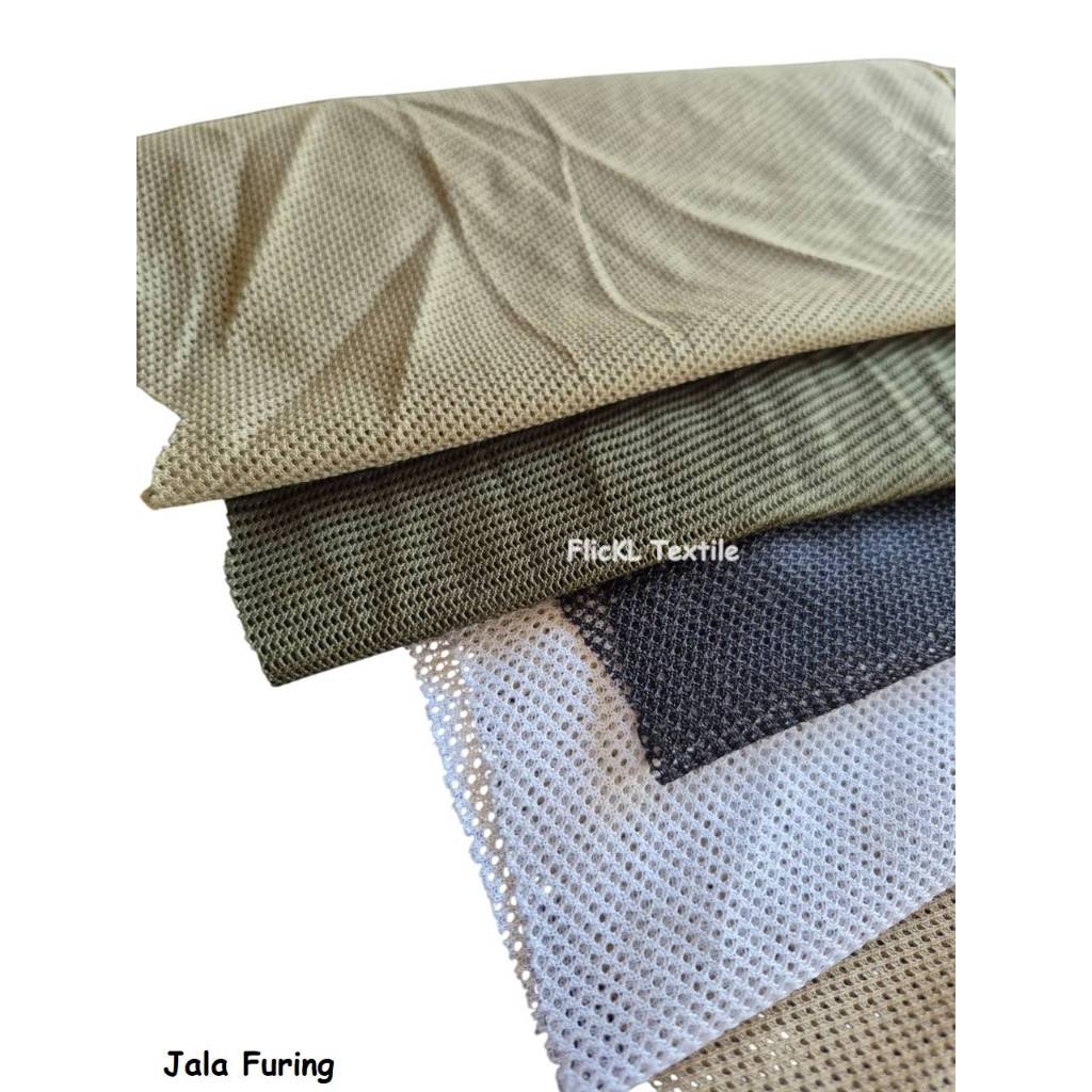 Kain Jala Furing Lubang Kecil Bahan Jaring Furing Jaring Net Jala PO Furing Kilo