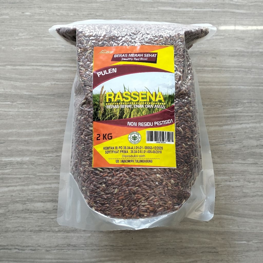 RASSENA Beras Sehat Beras Merah 2kg