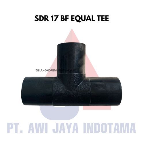 SDR 17 BUTT FUCION EQUAL TEE 110MM (4 INCH) ATAU FITTING HDPE BUTT FUCION EQUAL TEE PN10 4 INCH (110