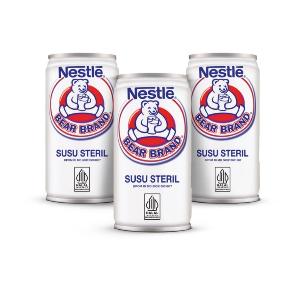 

BEAR BRAND Susu Kaleng Susu Beruang Susu Steril 189ml