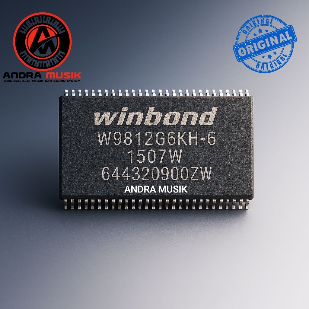 IC SD RAM Original Winbond W9812G6KH-6 Kondisi Baru