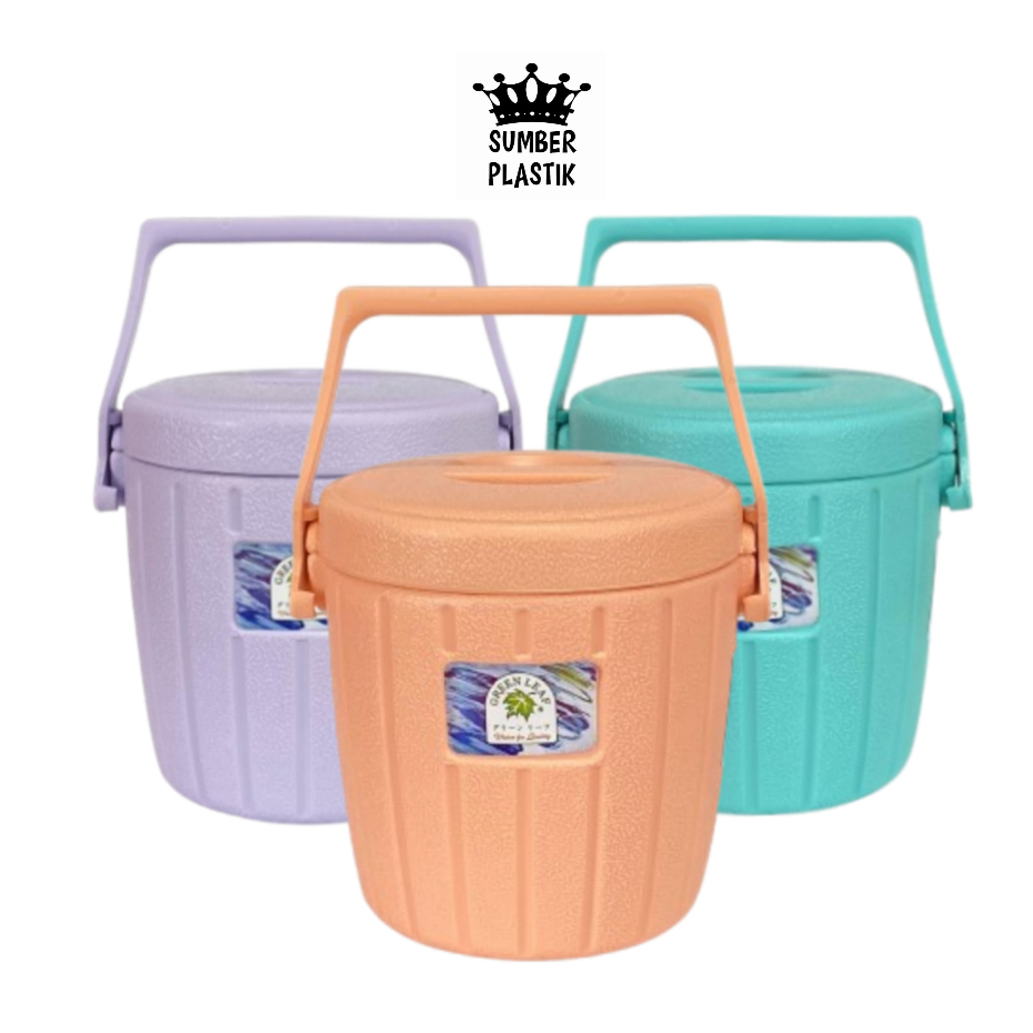 Green Leaf 1220 Rantang Tunggal THERMOS /Termos nasi/Termos ES Batu 1,3 Liter