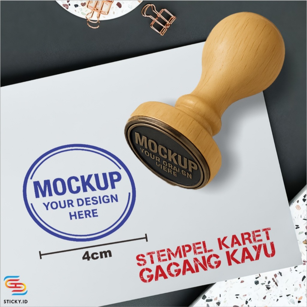 

STEMPEL GAGANG KAYU CUSTOM - STEMPEL CUSTOM LOGO