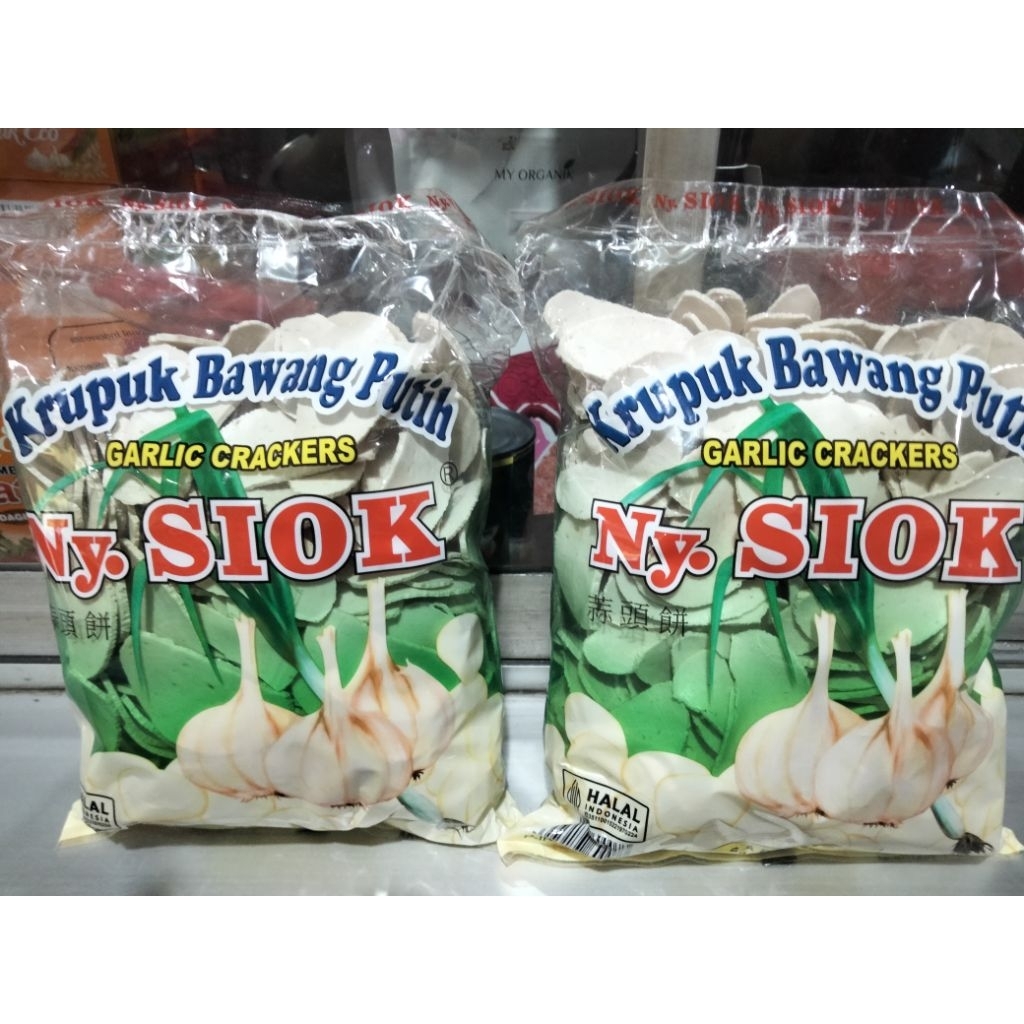 

Kerupuk Bawang Putih Ny Siok 500gr