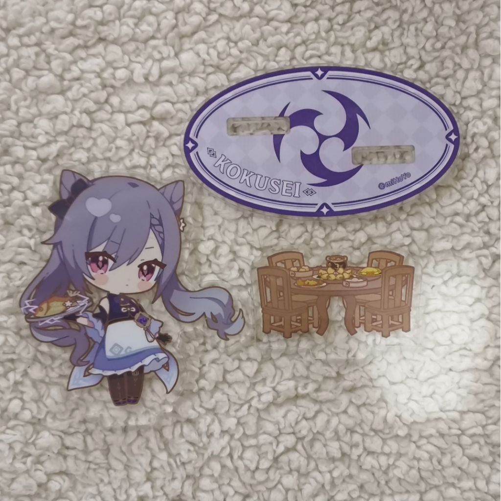 genshin impact official sweet paradise standee keqing suipara