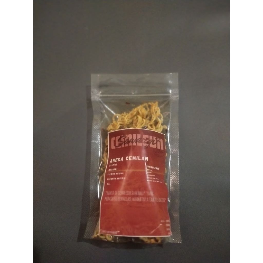 mie kering pedas daun jeruk bumbu melimpah/original daun jeruk