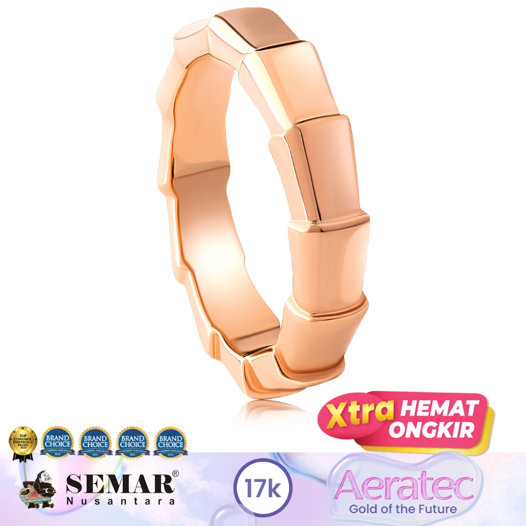 Cincin Emas Brighton Aeratec Gold 17K Semar Nusantara