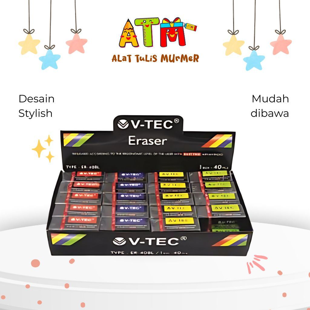 

Penghapus Kertas/Eraser/Vtec Eraser Type ER-30BL & ER-20BL New