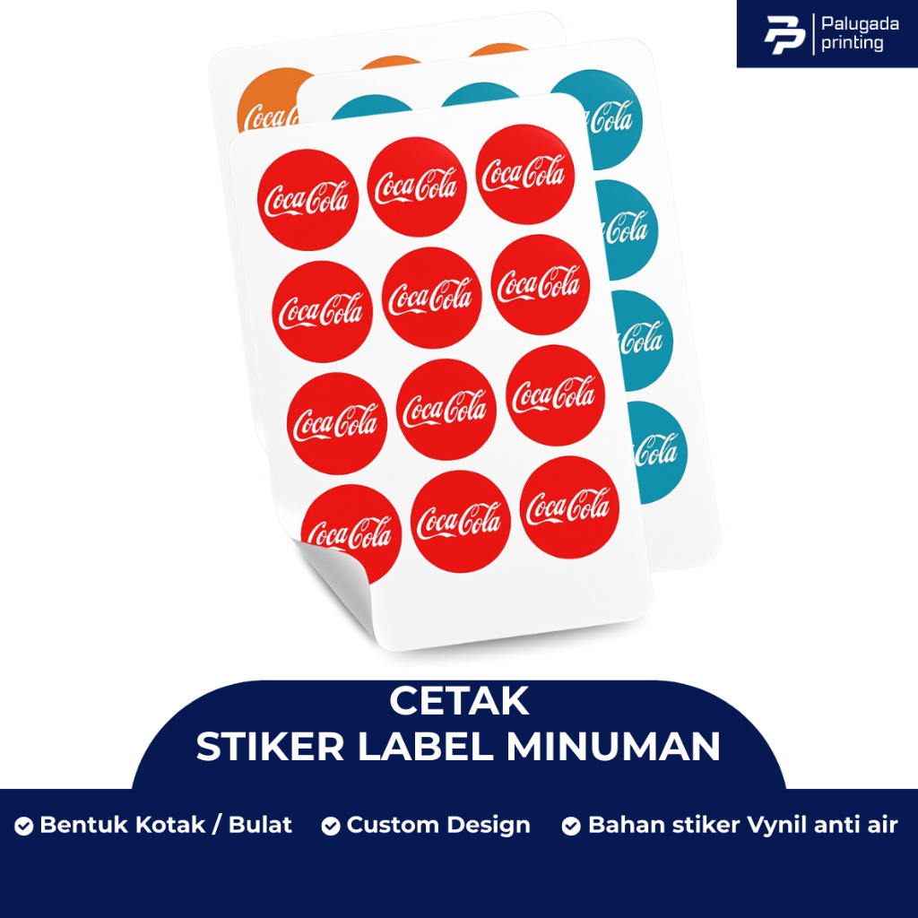 

Stiker label vinyl custom gambar
