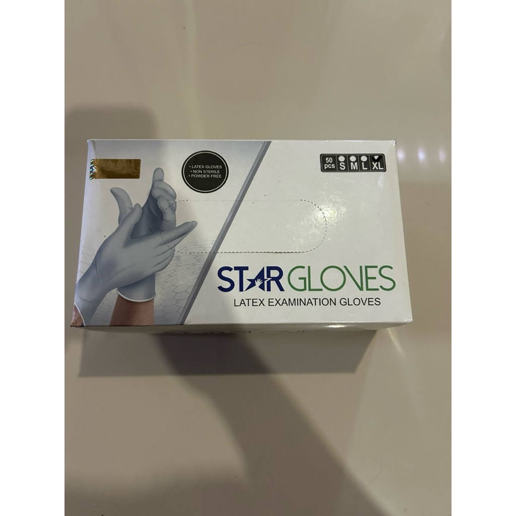 Sarung tangan latex Medis StarGloves Latex Examination Gloves