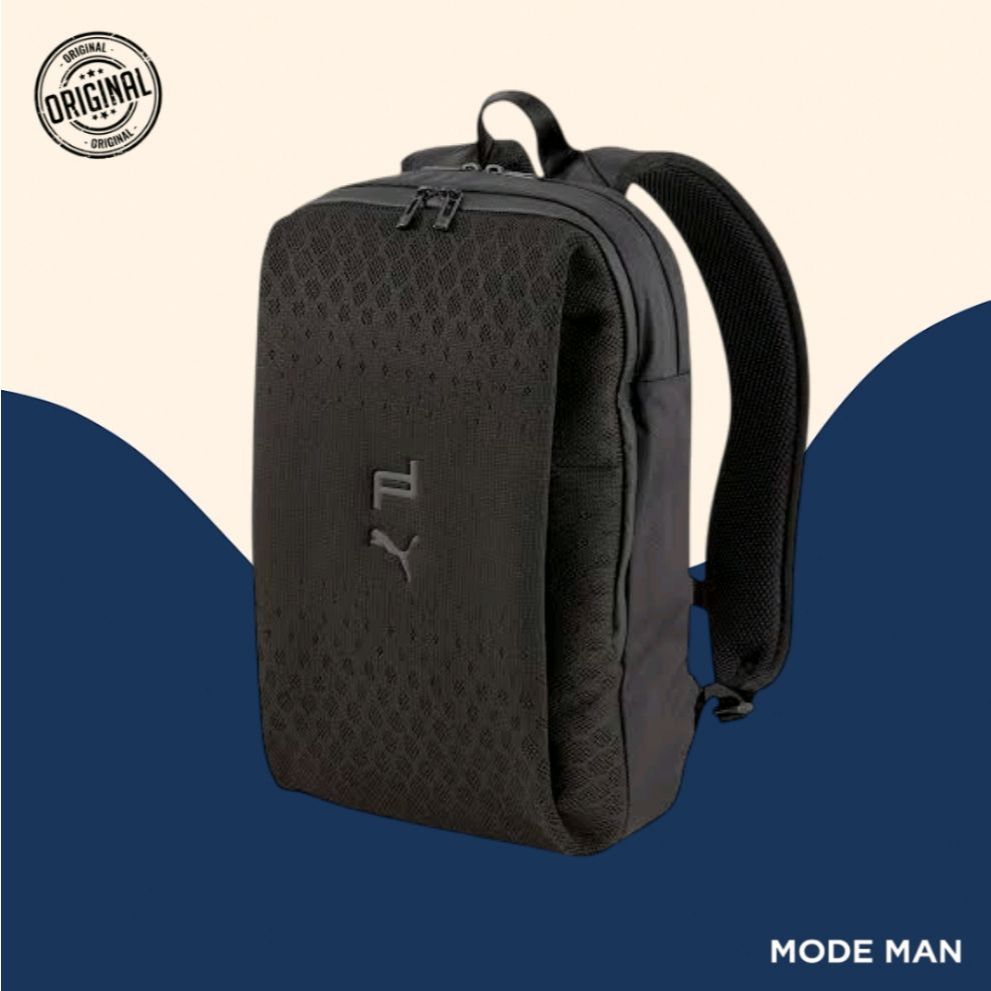 Puma Porsche Design Evo Knit Backpack – Ransel Pria Ergonomis & Kompartemen Laptop – 100% Original