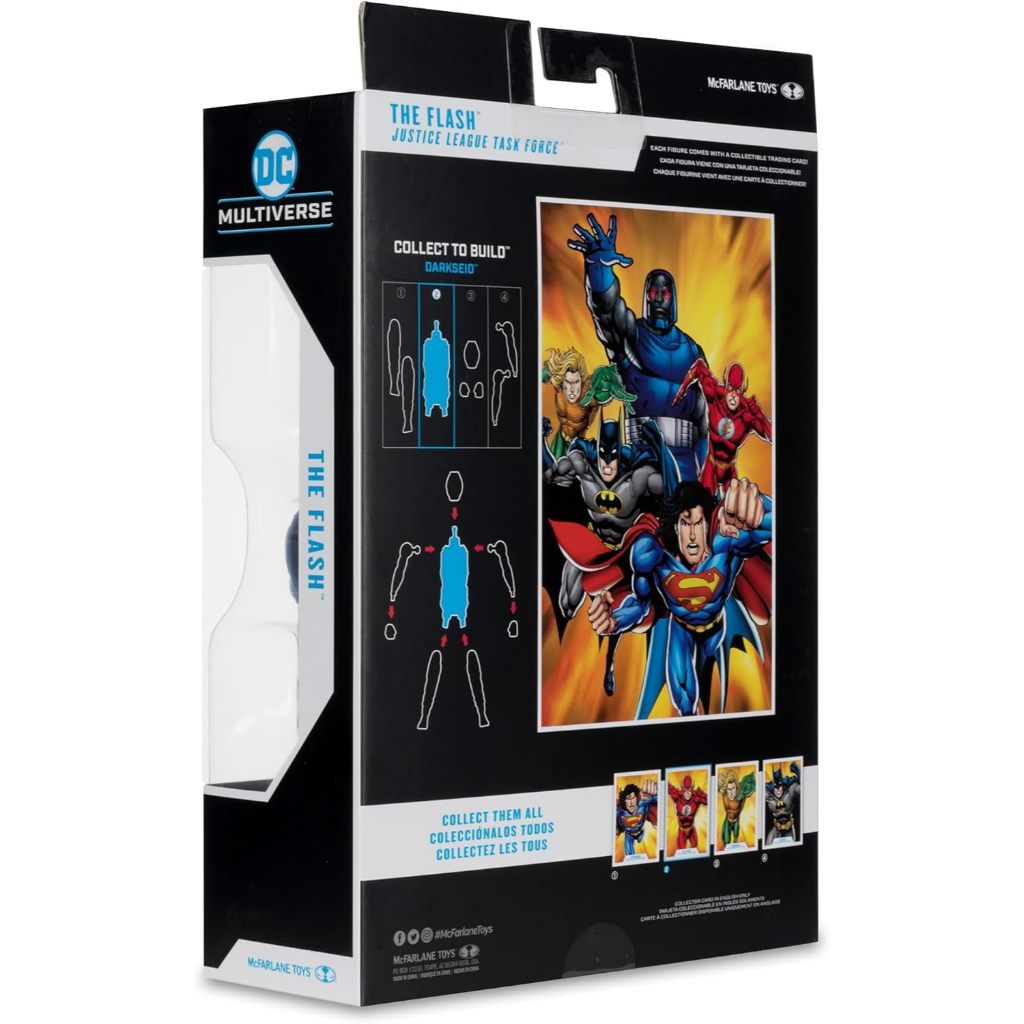TERBAIK McFarlane Toys - DC Multiverse The Flash (Justice League Task Force) 7in Build-A Figure