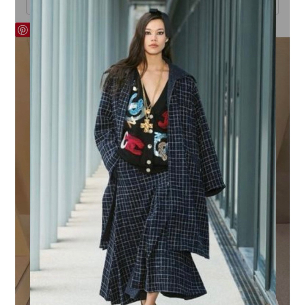 [New] Cardigan CC Graffiti Multicolor