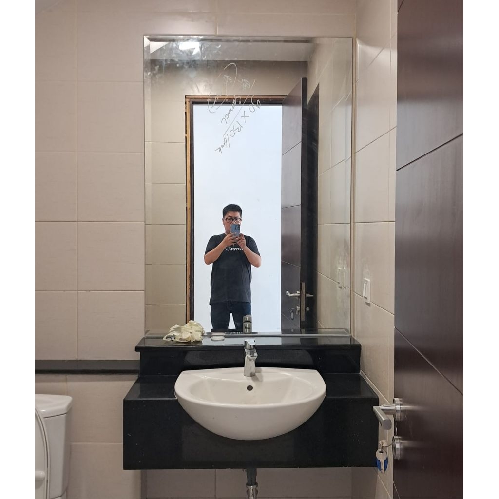 Kaca Cermin 5 mm  Bevel 3 cm