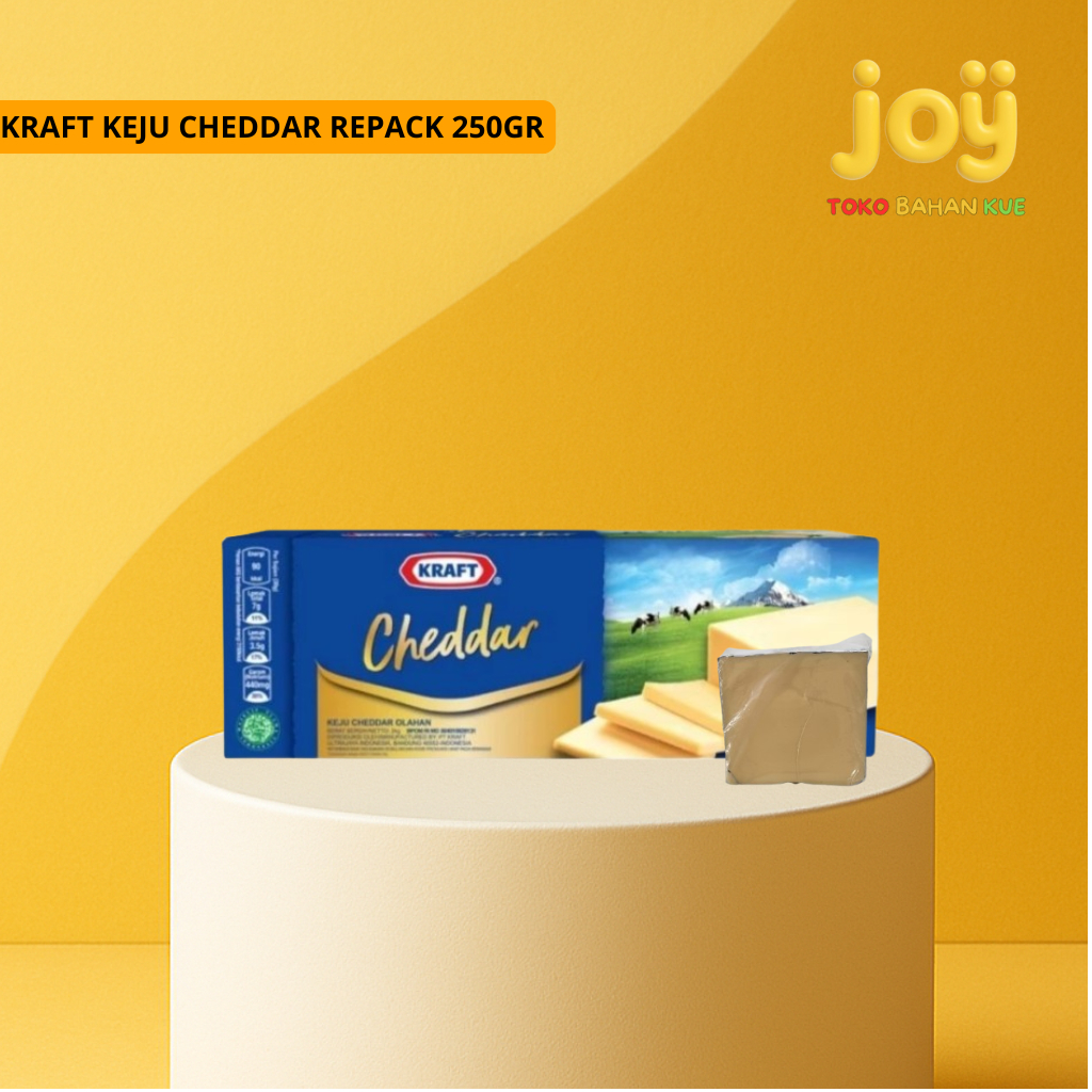

KRAFT CHEDDAR CHEESE REPACK 250 gr /KEJU CHEDDAR