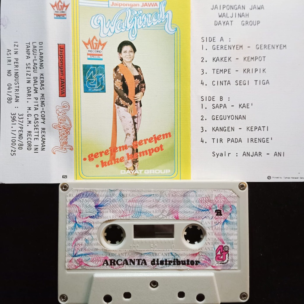 KASET PITA WALJINAH JAIPONGAN JAWA