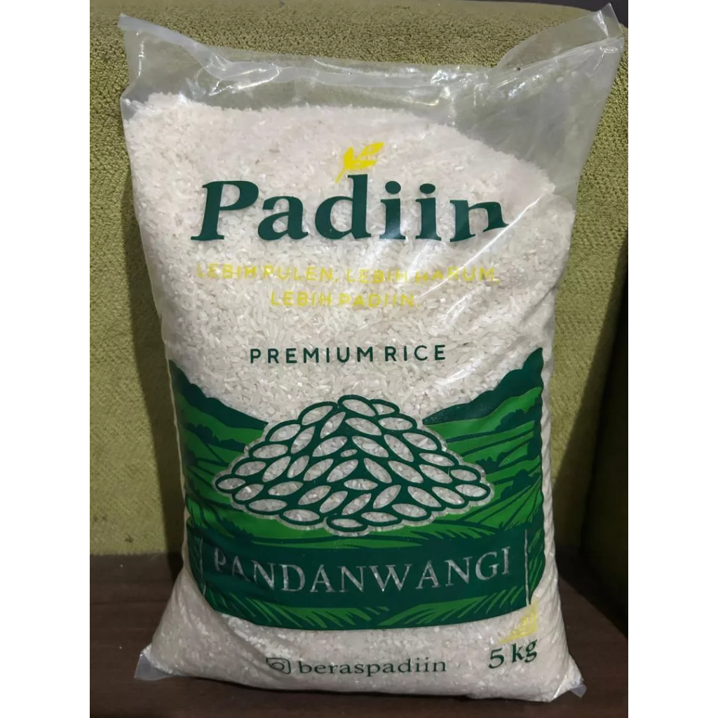 

Beras Padiin Pandanwangi 5kg Pulen Bersih
