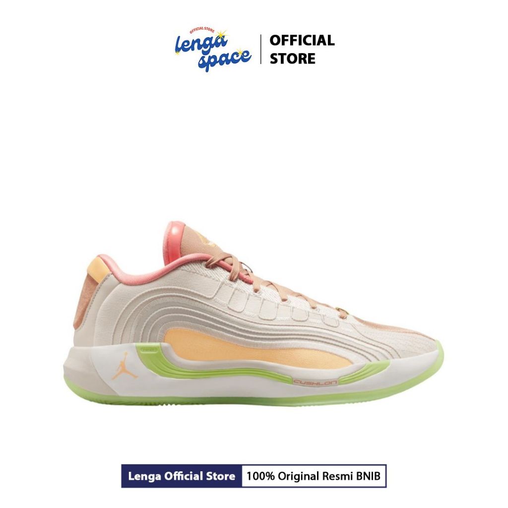 Sepatu Basket Pria Jordan Luka 4 PF  - Orewood Brn/Tangerine Tint Hemp (IO0198-100) ORIGINAL