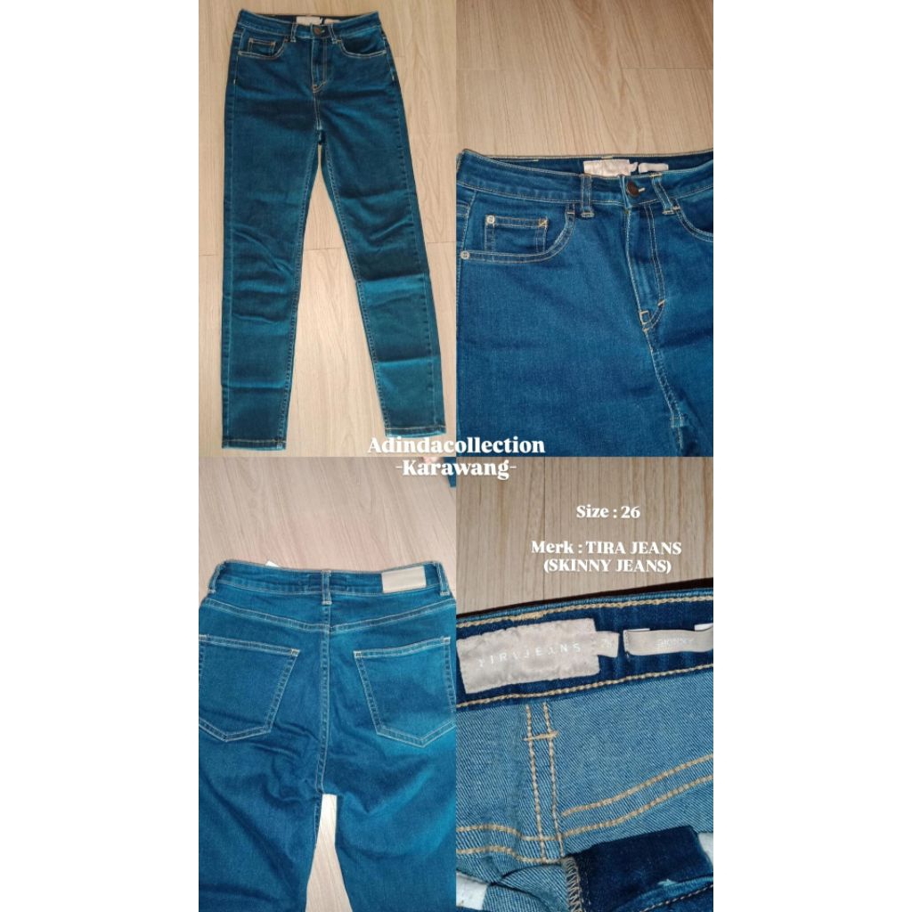 PRELOVED SKINNY JEANS TIRA JEANS | UKURAN 26 by adindaapriani