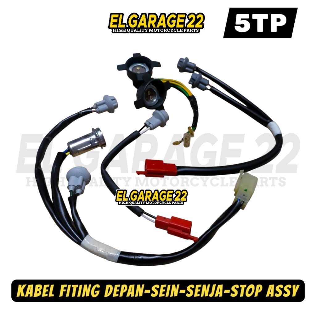 PAKET Fiting lampu Jupiter Z Burhan /Fiting lampu depan/Fiting Sein/Piting Senja+Kabel soket stoplam