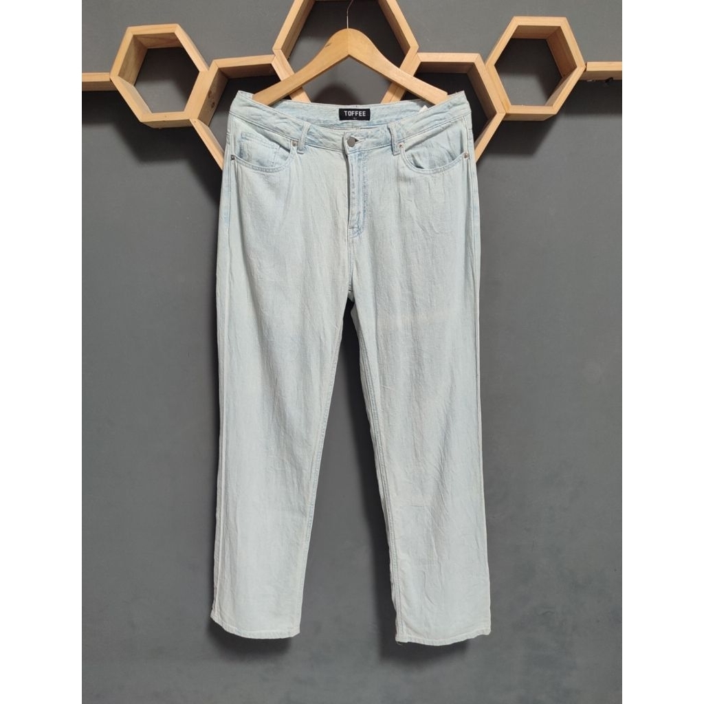 CELANA JEANS TOFFEE REGULER