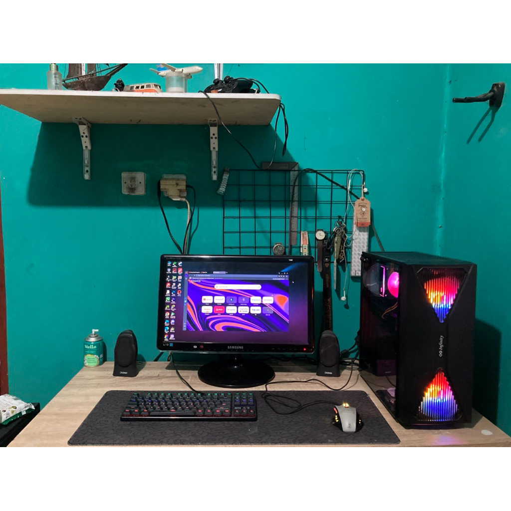 PC Fullset | intel i3 10105F | VGA MSI GTX 1660 Super | Monitor Samsung 22”