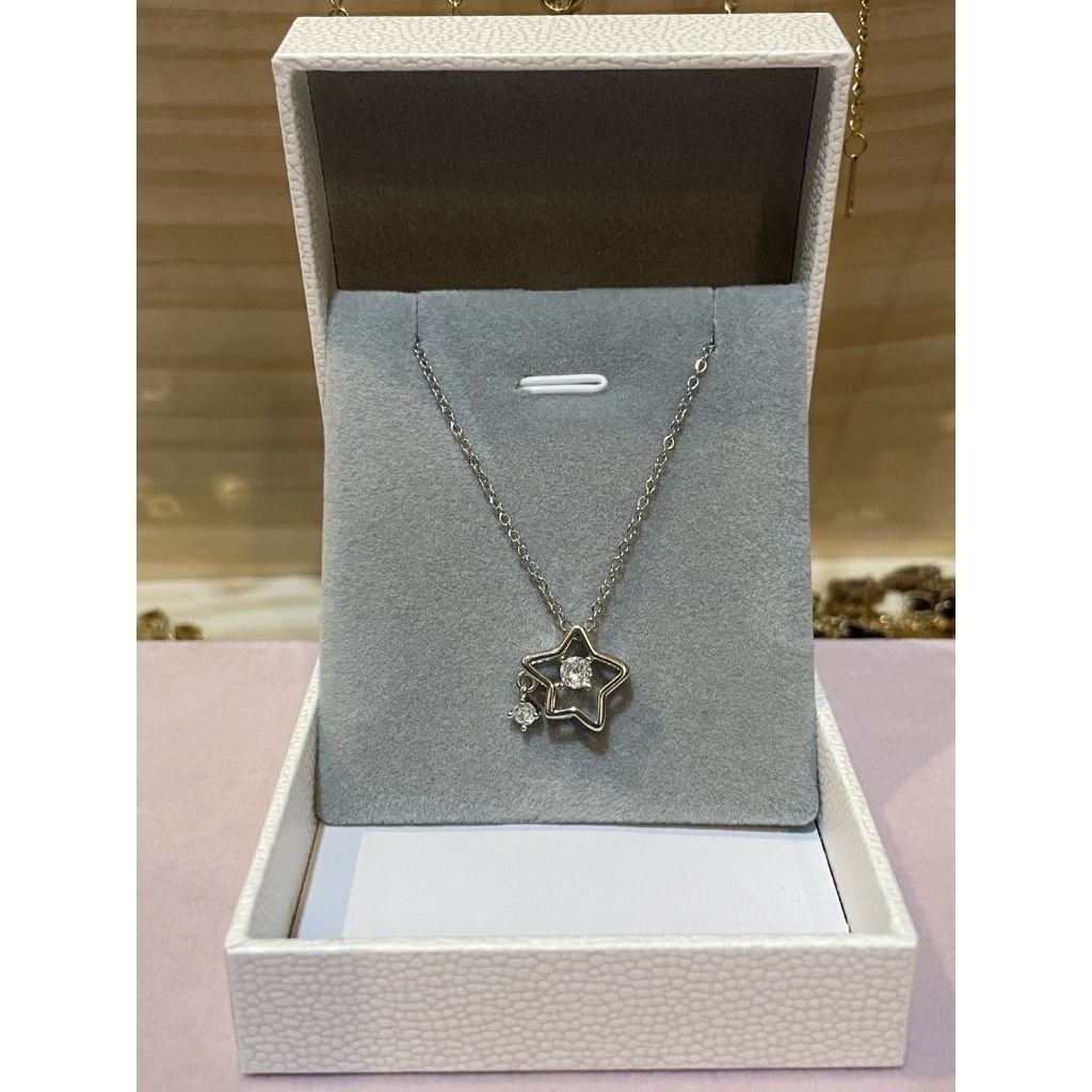 KALUNG PERAK MODEL BINTANG PERMATA