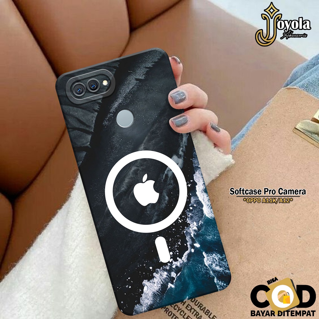 Case Hp OPPO A11K / A12 - Case Branded - Soft Macaron Pro Camera - Softcase OPPO A11K / A12 - Casing