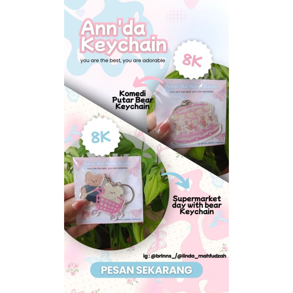 Keychain Acrylic Custom