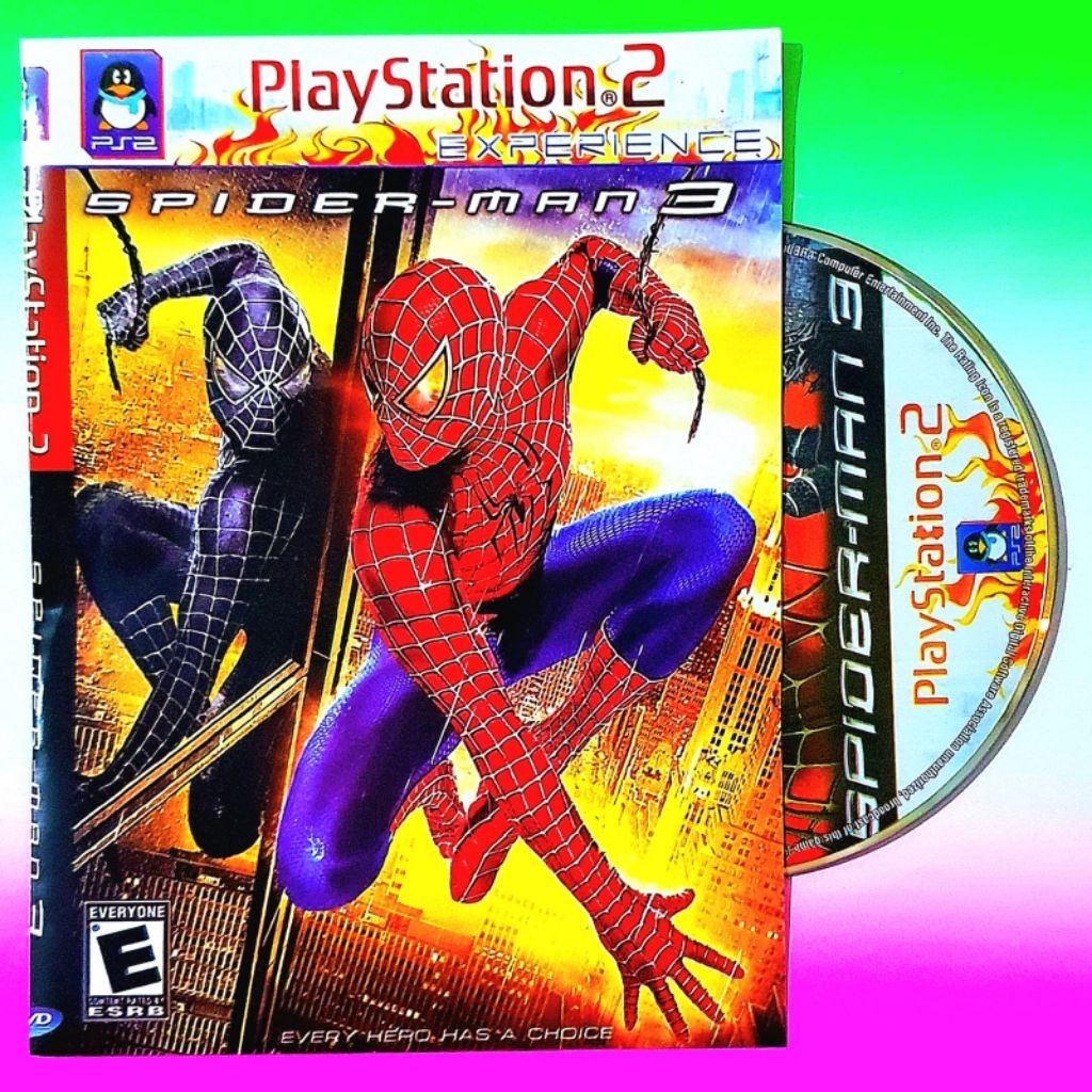 KASET PS2 SPIDERMAN-KASET GAME PS2-KASET PLAYSTATION PS2-KASET PS 2