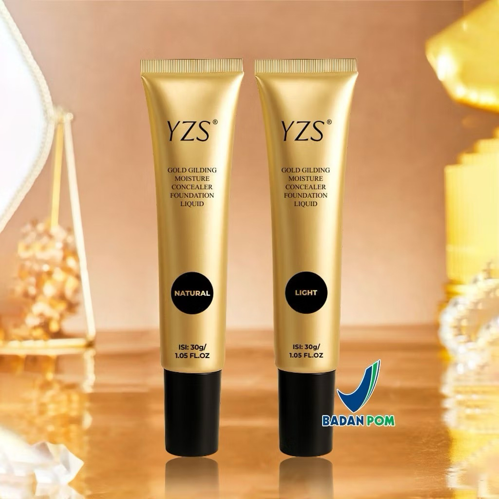YZS foundation BPOM  Yurizumi Matte Foundation Concealer Oil Control BB Cream Makeup Glowing Tahan L