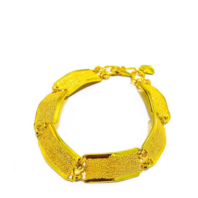 gelang plat kawin viral Lapis Emas 24krt Crum Emas Muda 18gram gelang Cewek Replika Premium Gold