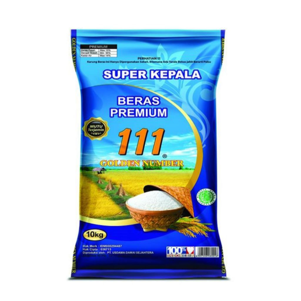 

Beras Premium GOLDEN NUMBER 111 @ 10kg