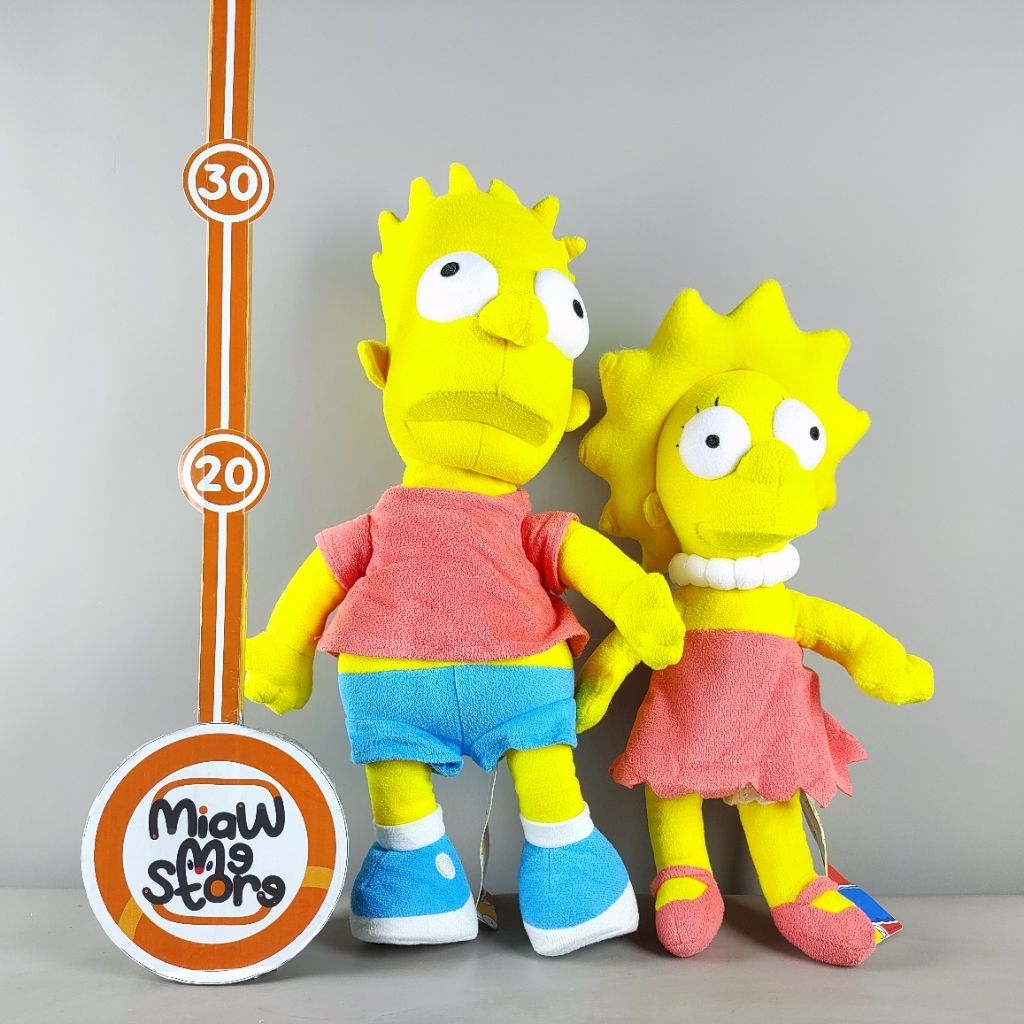 Boneka Simpson Original Kartun The Simpsons Plush