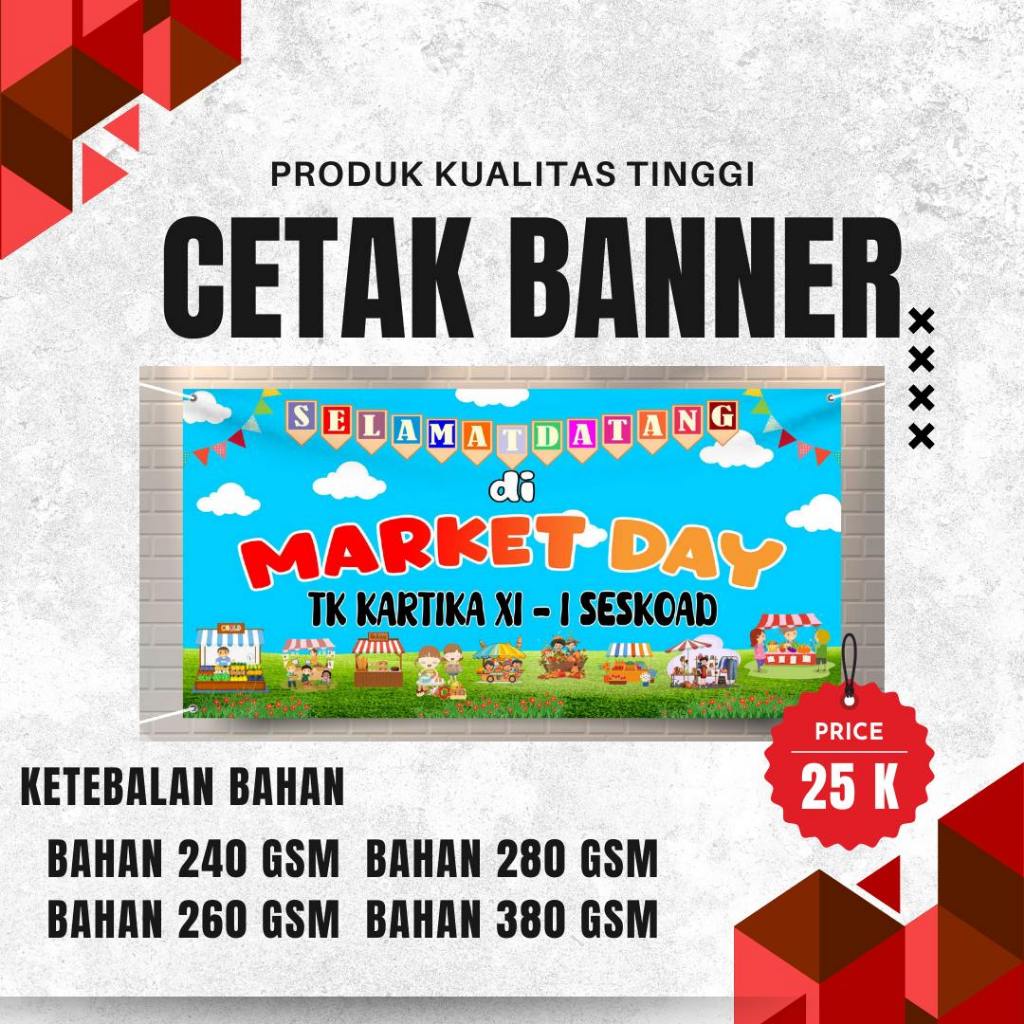 CETAK BANNER SPANDUK BALIHO UKURAN CUSTOM CEPAT TERMURAH